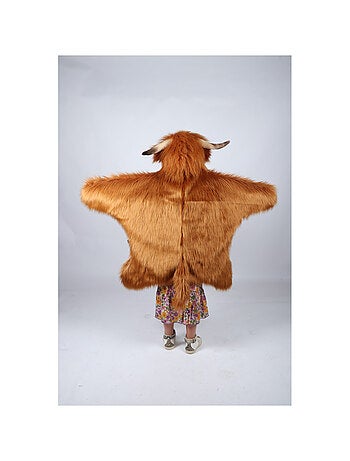 Déguisement 3 en 1 Vache Ecossaise - Plaid, Déguisement et Tapis