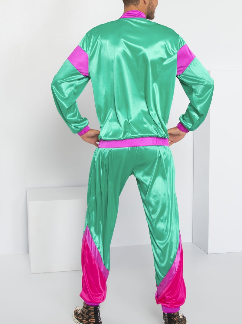 Déguisement années 80 vert/rose - Kiabi