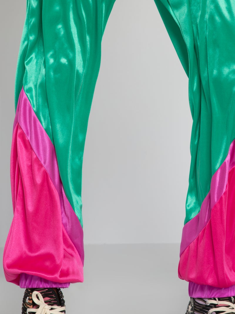 Déguisement années 80 vert/rose - Kiabi