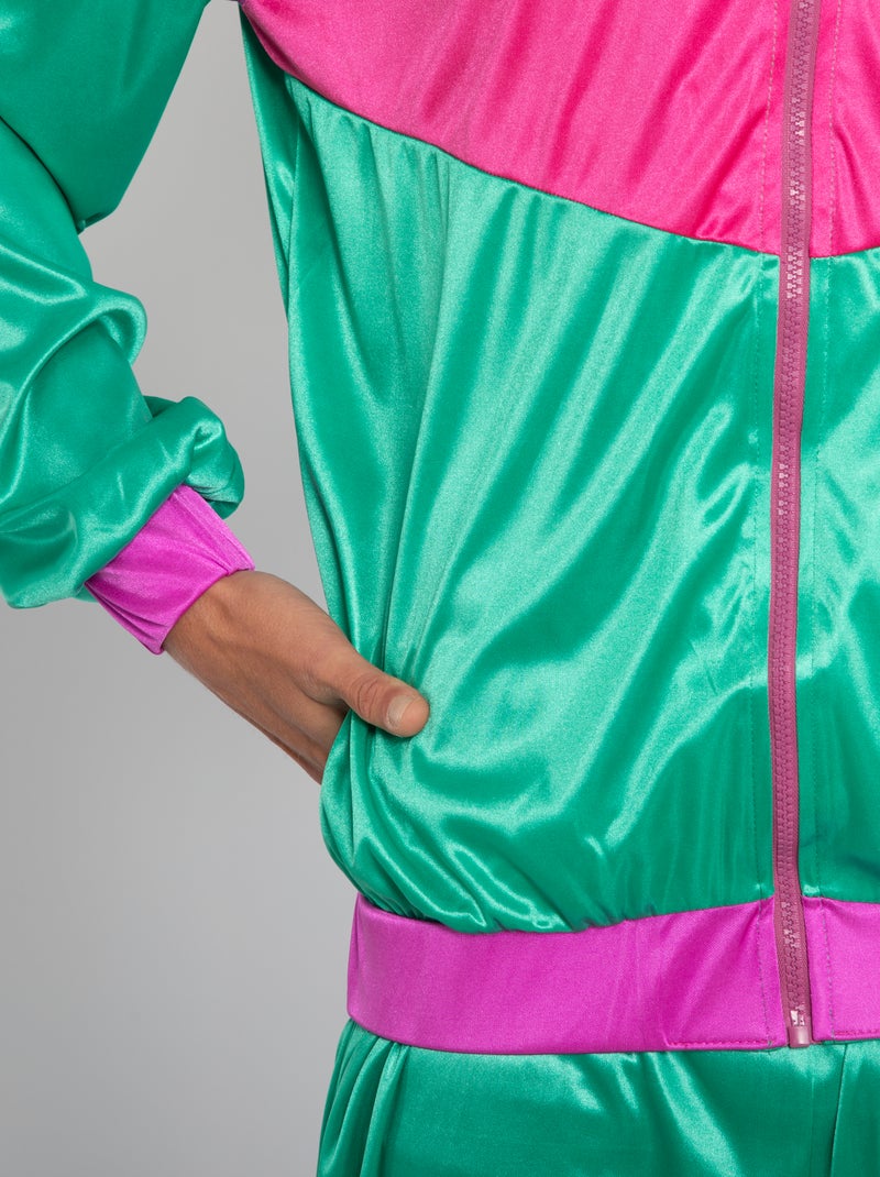 Déguisement années 80 vert/rose - Kiabi