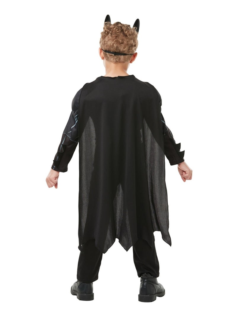 Déguisement Batman avec muscles rembourrés Noir - Kiabi
