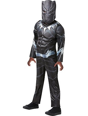 Déguisement Black Panther avec muscles rembourrés
