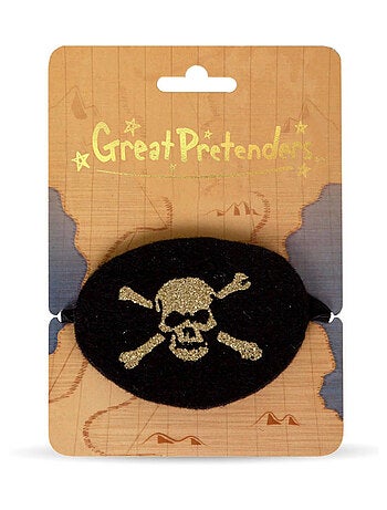 Déguisement cache-œil de pirate Great Pretenders