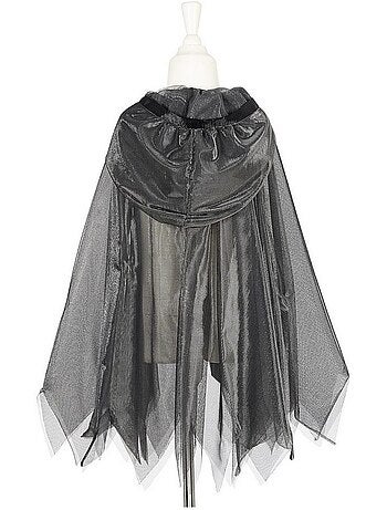Deguisement cape noir mathilde 8-10 ans 128-140cm