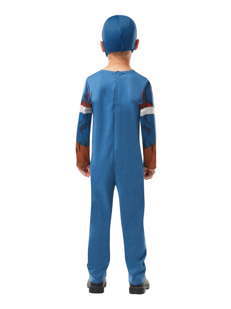 Déguisement Captain America enfant Bleu - Kiabi