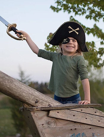 Déguisement chapeau de pirate Great Pretenders