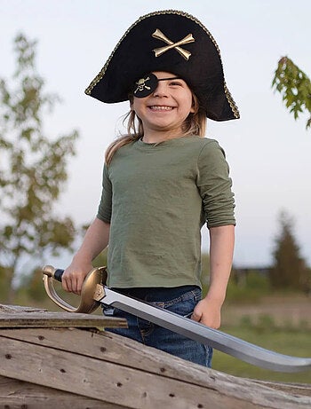 Déguisement chapeau de pirate Great Pretenders