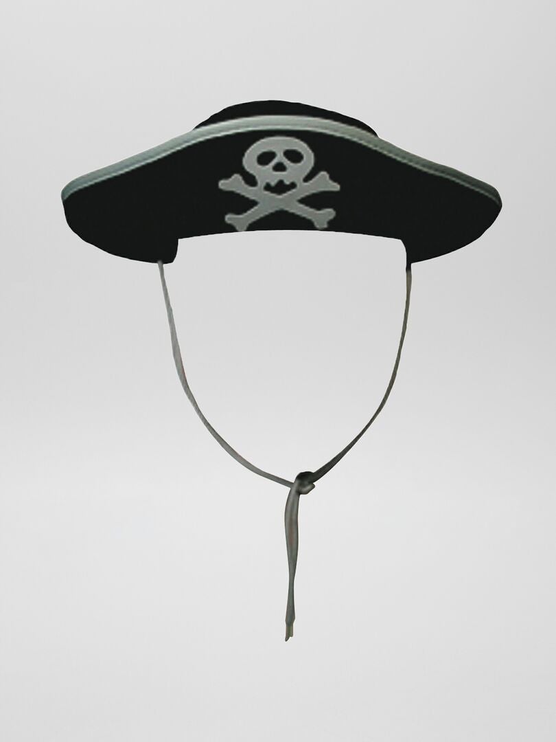 Déguisement chapeau de pirate noir - Kiabi