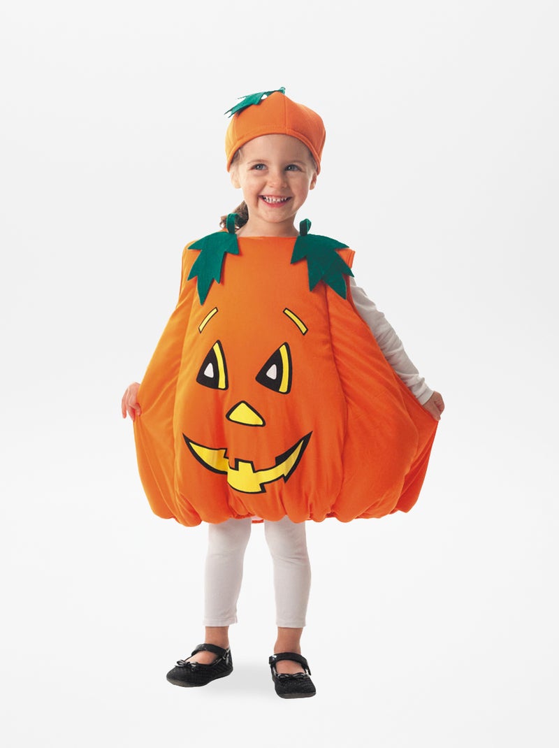 Déguisement citrouille avec chapeau Orange - Kiabi
