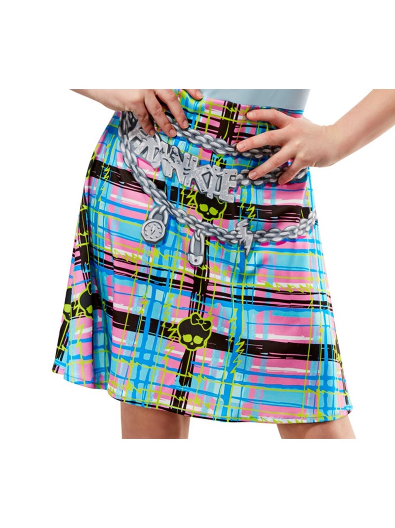 Déguisement Classique  Frankie Stein -  Robe et barrette pour cheveux -  Enfant  9/10 ans Multicolore - Kiabi