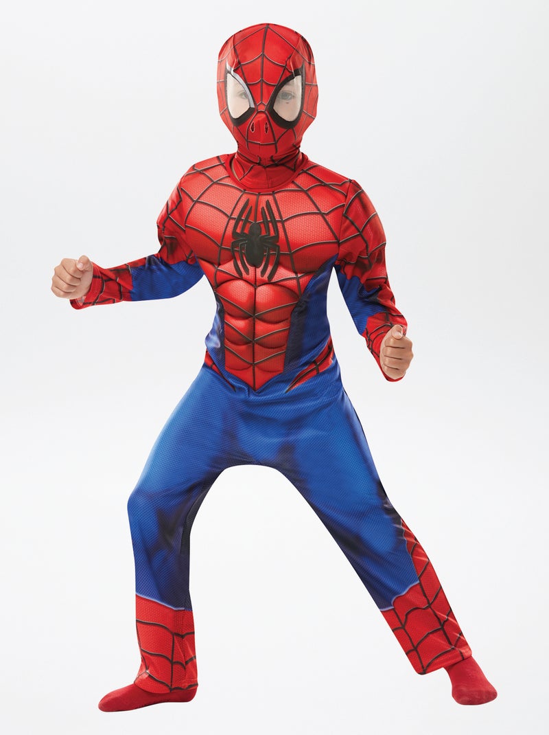 Déguisement combinaison + cagoule 'Spider-man' Bleu - Kiabi