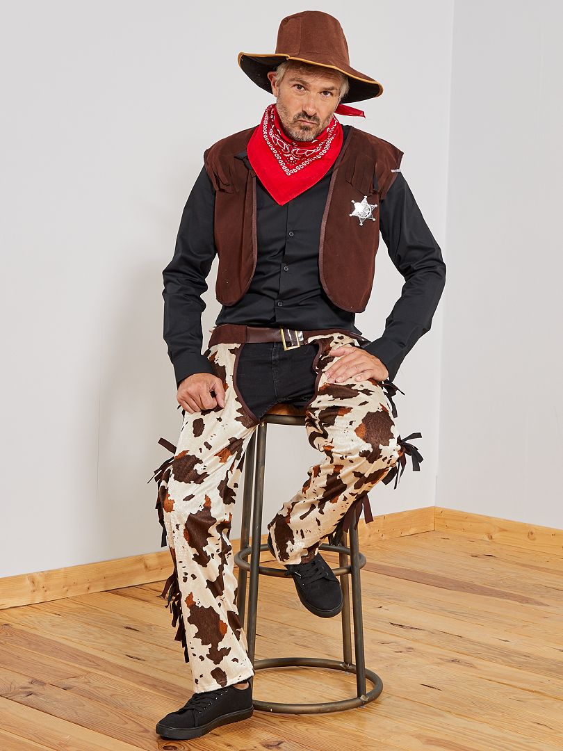 T Shirt Fille Imprime Cowboy - Déguisement enfant Vêtements Divers