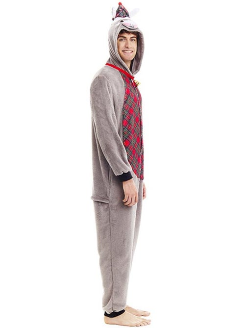 Déguisement d'âne de Noël en tartan avec capuche - Kiabi Déguisement d'âne de Noël en tartan avec capuche - Kiabi