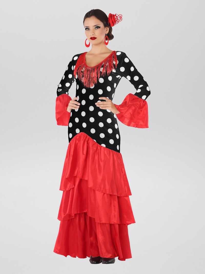 Déguisement 'Danseuse de flamenco' Rouge - Kiabi