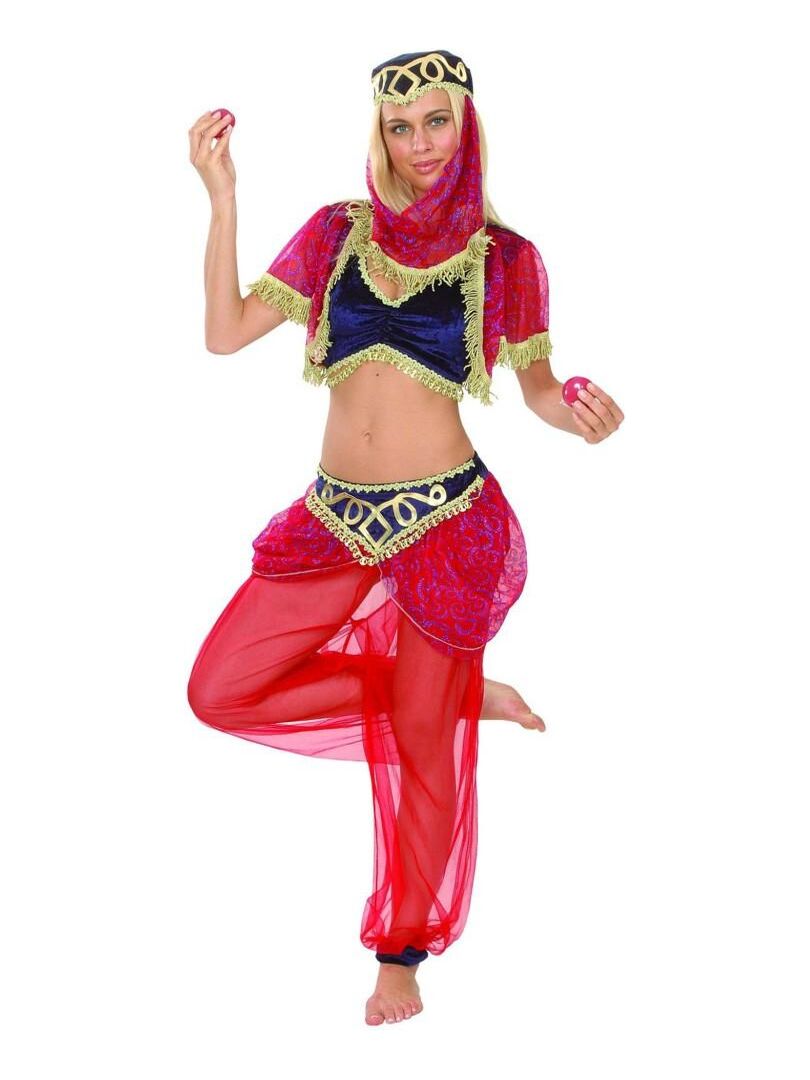 Déguisement Danseuse du ventre Femme - Rouge - Kiabi - 23.90€