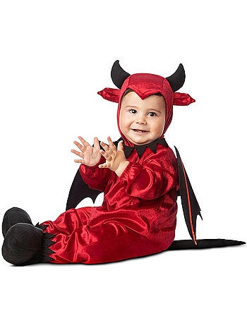 Déguisement de bébé diable avec ailes et queue pour bébé