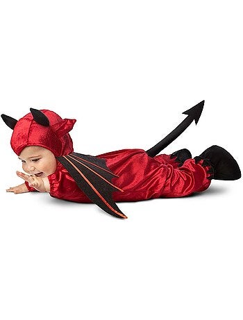 Déguisement de bébé diable avec ailes et queue pour bébé