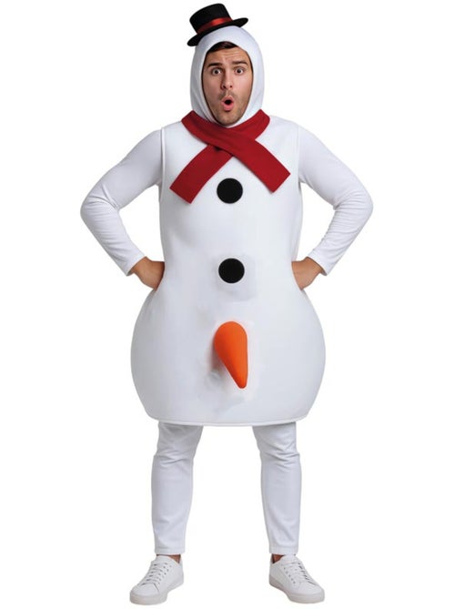 Déguisement de bonhomme de neige amusant pour homme - Kiabi