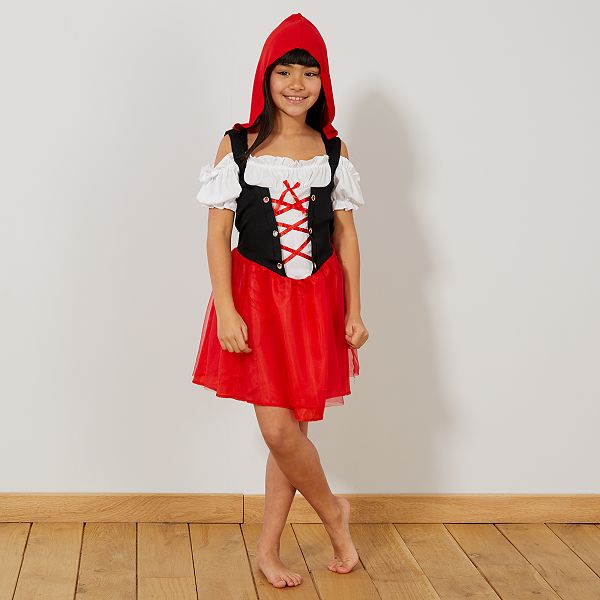 Deguisement De Chaperon Rouge Deguisement Enfant Rouge Blanc Kiabi 15 00