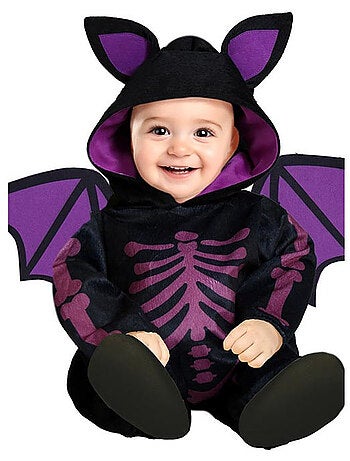 Déguisement de chauve-souris squelette pour bébé