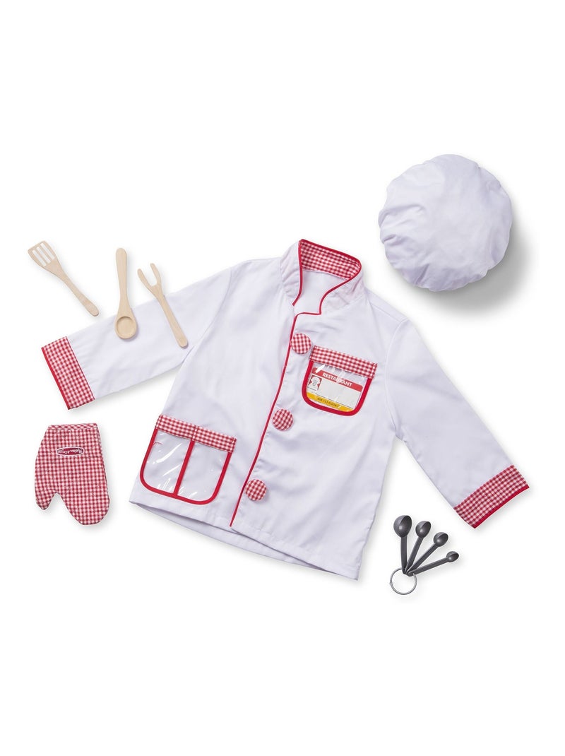 Déguisement de chef cuisinier Blanc - Kiabi