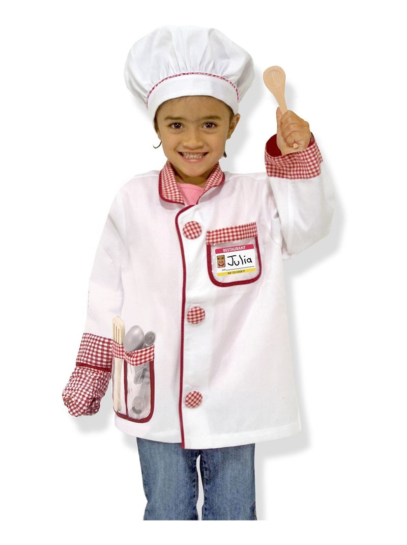 Déguisement de chef cuisinier Blanc - Kiabi