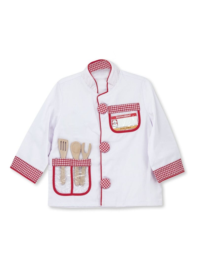 Déguisement de chef cuisinier Blanc - Kiabi