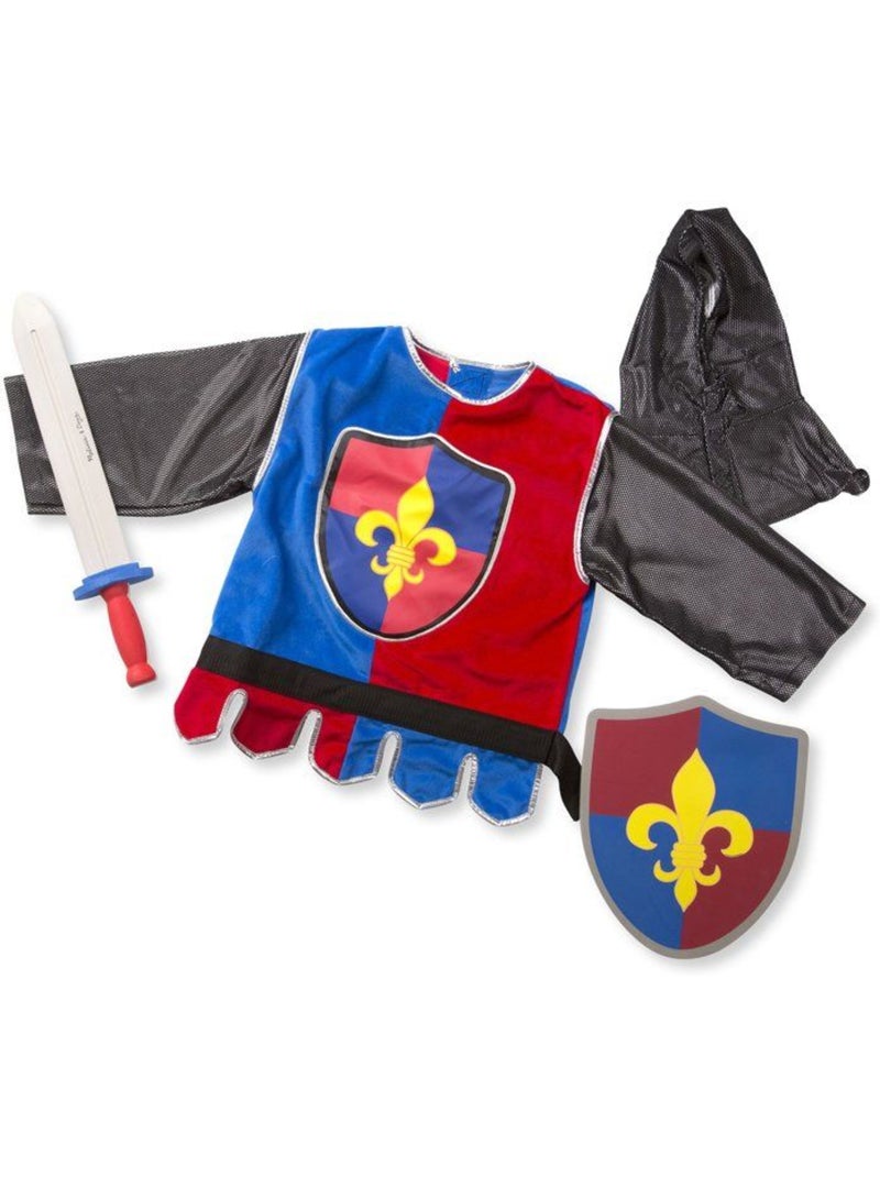 Déguisement de chevalier avec accessoires melissa & doug - spin master - de 3 à 6 ans Bleu - Kiabi