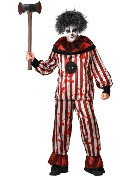 Déguisement de clown à rayures pour homme - Kiabi