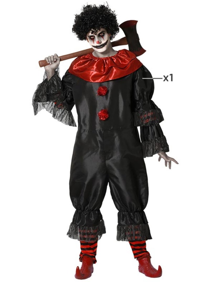 Déguisement de clown diabolique pour homme Multicolore - Kiabi