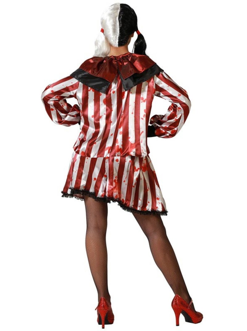 Déguisement de clown féminine à rayures pour femme Multicolore - Kiabi