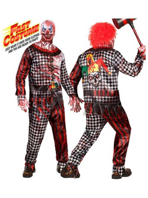 Déguisement de clown maléfique rapide et facile - Kiabi