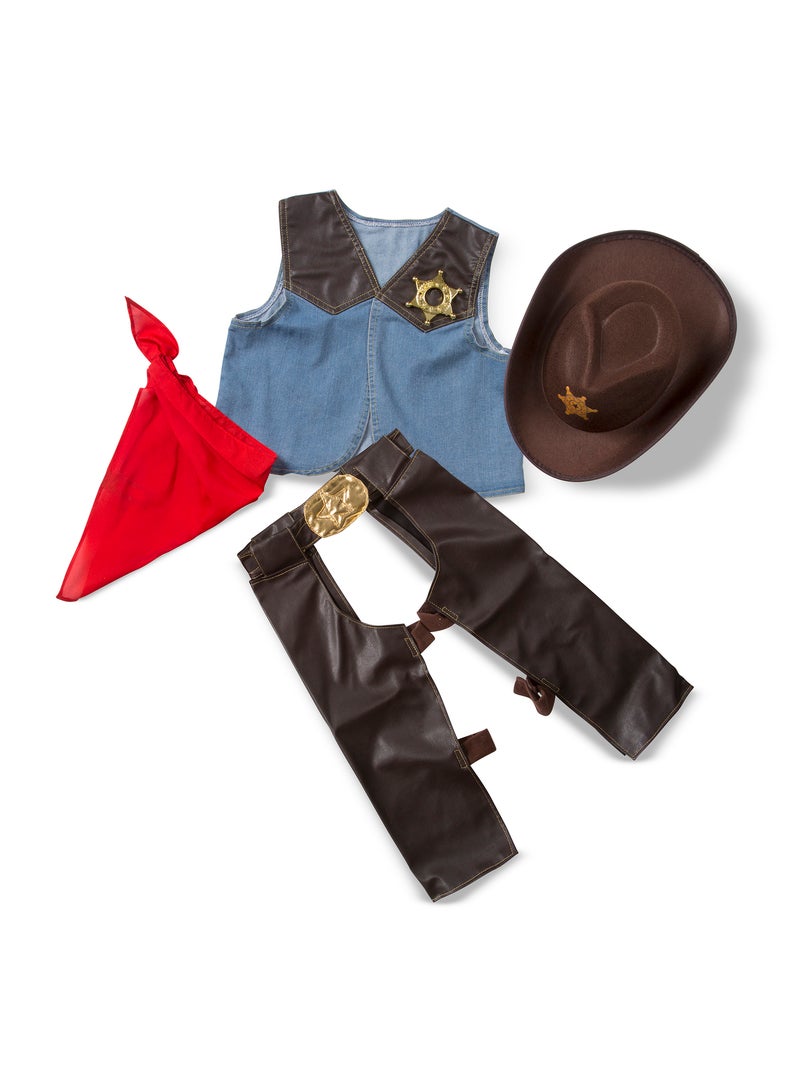 Déguisement de Cow-boy Marron - Kiabi