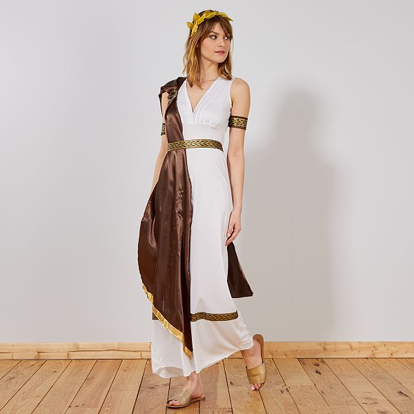Deguisement De Deesse Grecque Deguisement Femme Blanc Kiabi 23 00