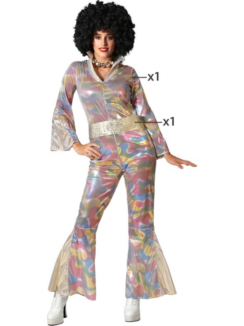 Déguisement de disco pour femme Multicolore - Kiabi