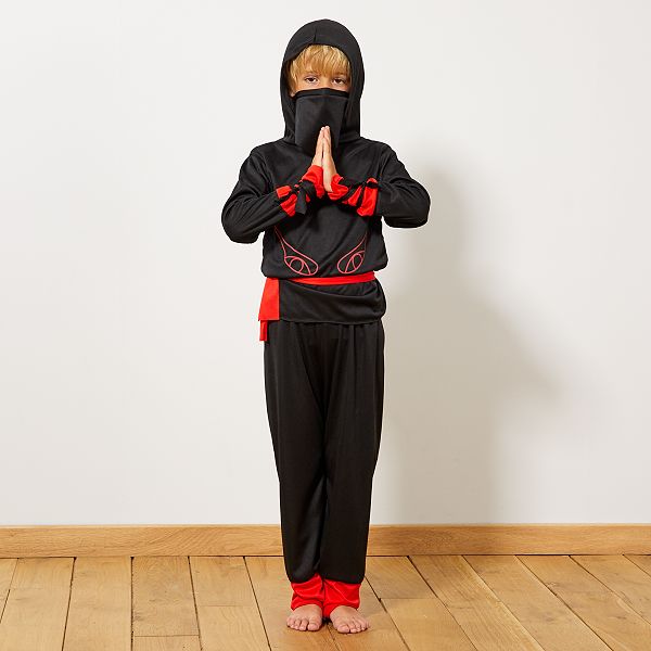 Deguisement De Guerrier Ninja Deguisement Enfant Noir Rouge Kiabi 15 00