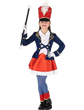 Déguisement de majorette classique tricolore