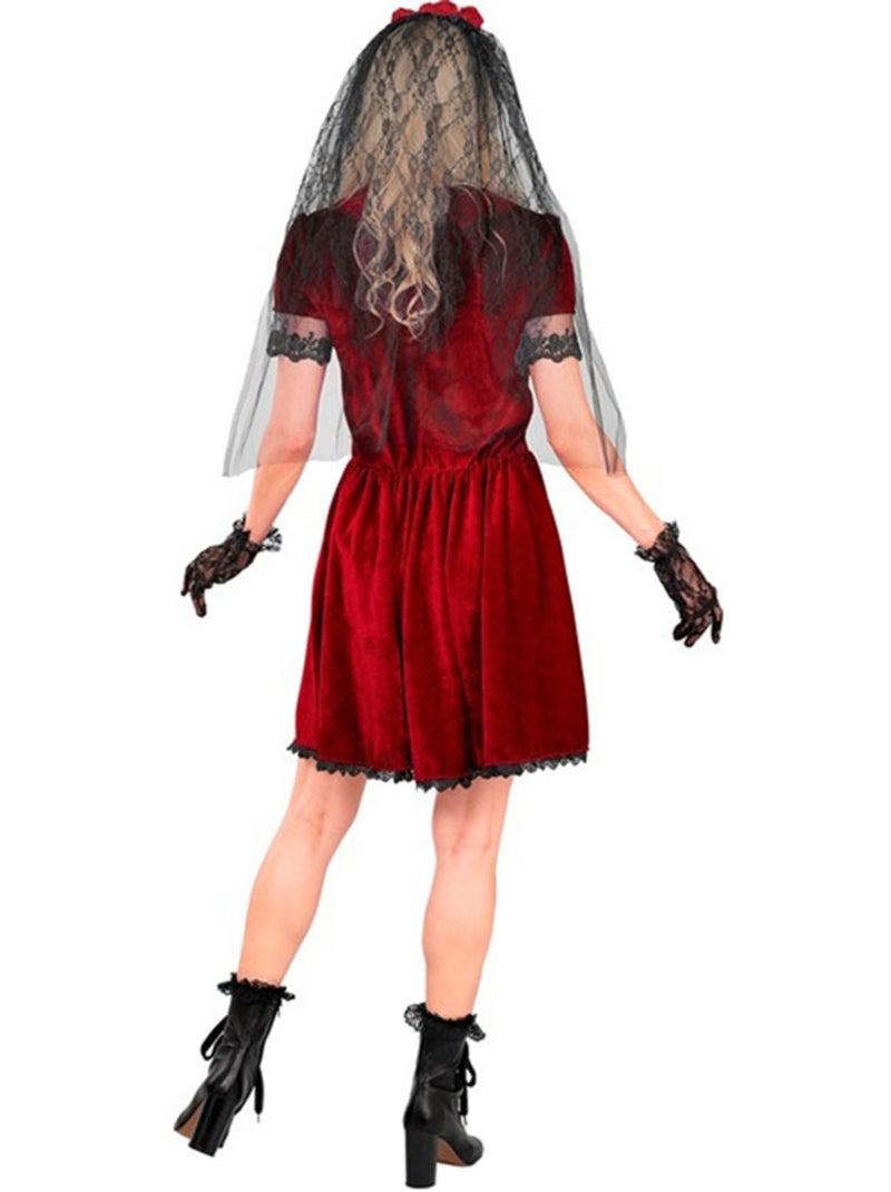 Déguisement de mariée vampire gothique pour femme Multicolore - Kiabi