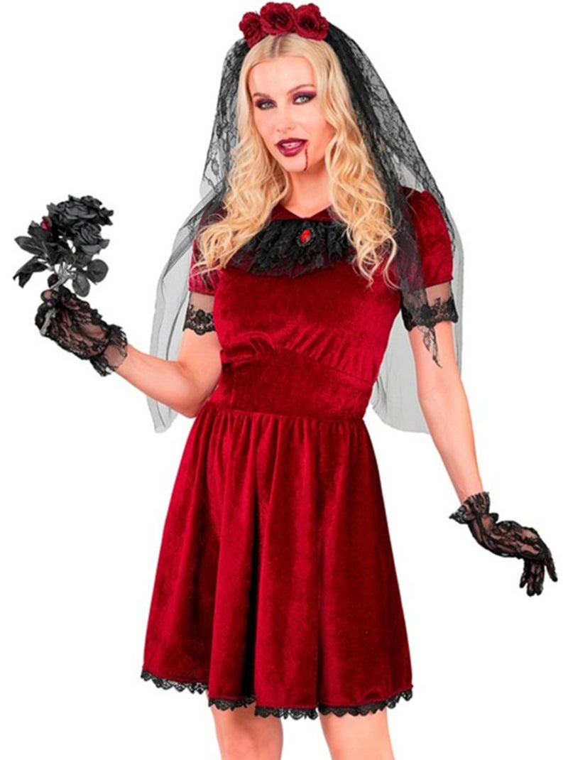 Déguisement de mariée vampire gothique pour femme Multicolore - Kiabi