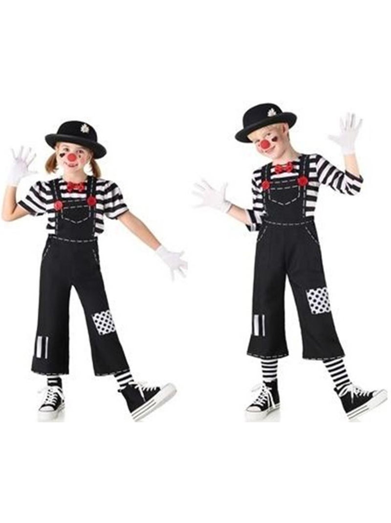 Déguisement de mime amusant à rayures Multicolore - Kiabi