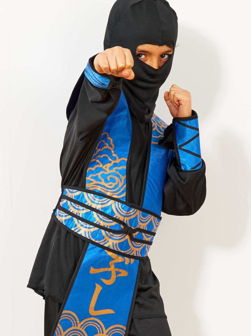 Déguisement de ninja bleu bleu/noir - Kiabi