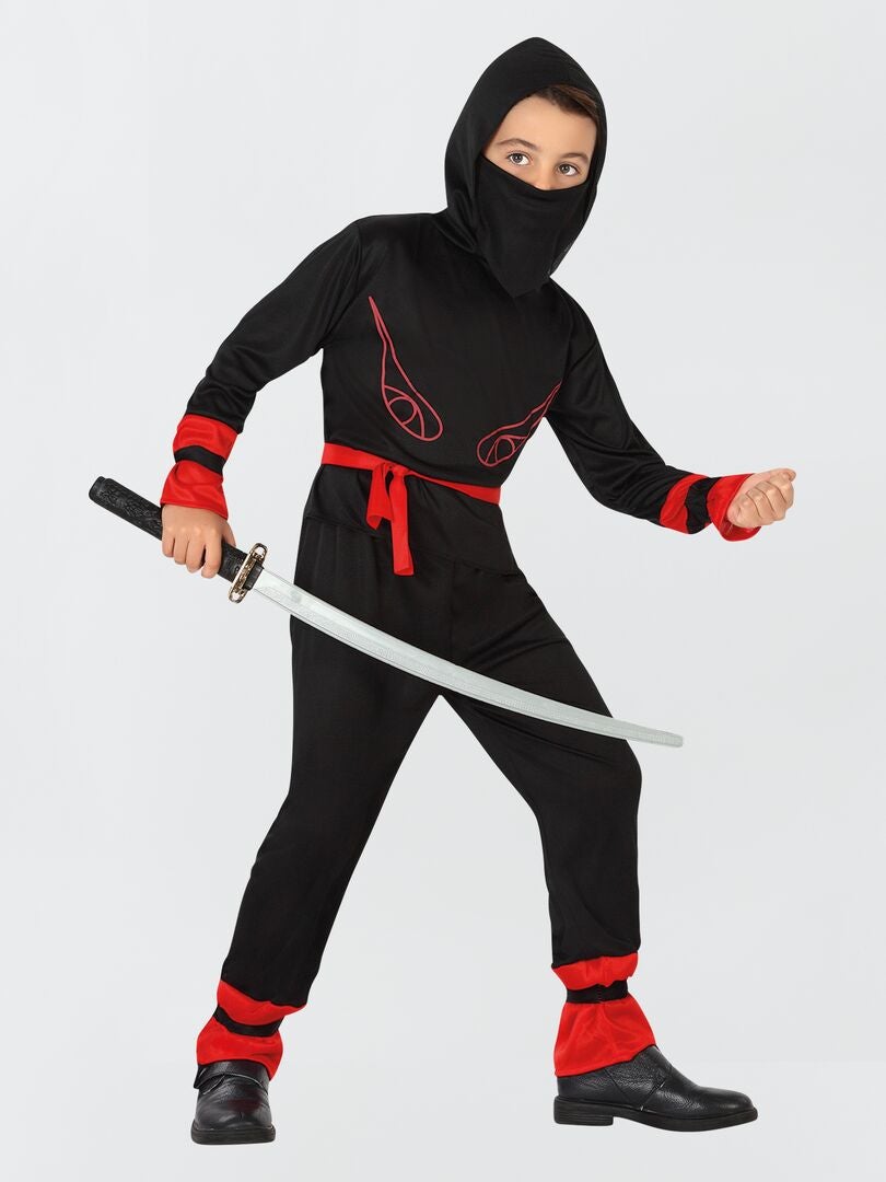 Déguisement de 'Ninja' - Noir - Kiabi - 10.50€