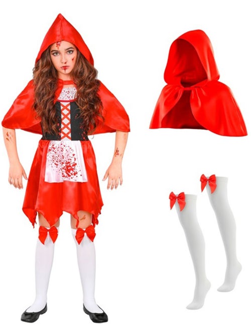 Déguisement de petit chaperon rouge zombie - Kiabi