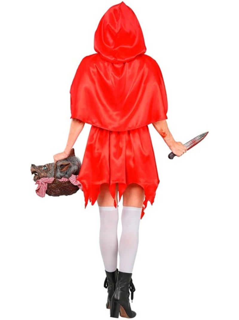 Déguisement de petit chaperon rouge zombie pour femme Multicolore - Kiabi