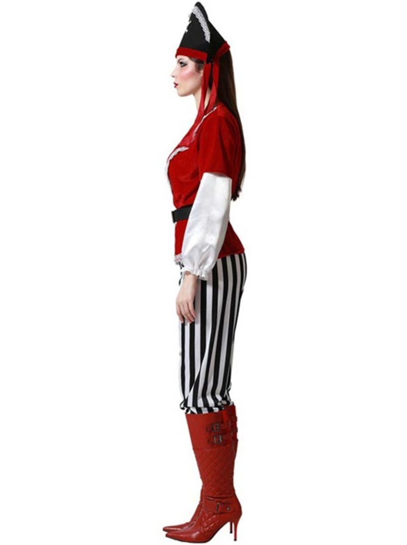 Déguisement de pirate à rayures pour femme Multicolore - Kiabi