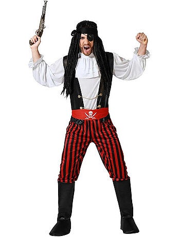 Déguisement de pirate à rayures pour homme