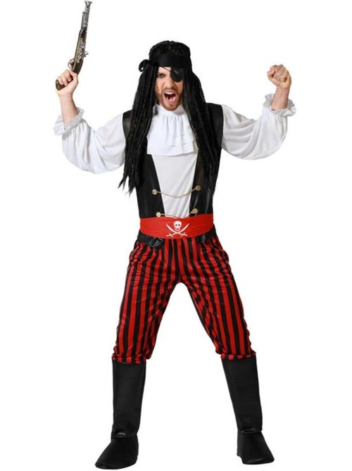 Déguisement de pirate à rayures pour homme - Kiabi