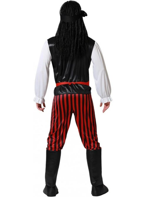 Déguisement de pirate à rayures pour homme - Kiabi