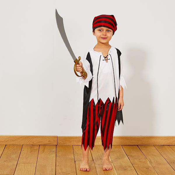 Deguisement De Pirate Deguisement Enfant Noir Rouge Blanc Kiabi 13 00