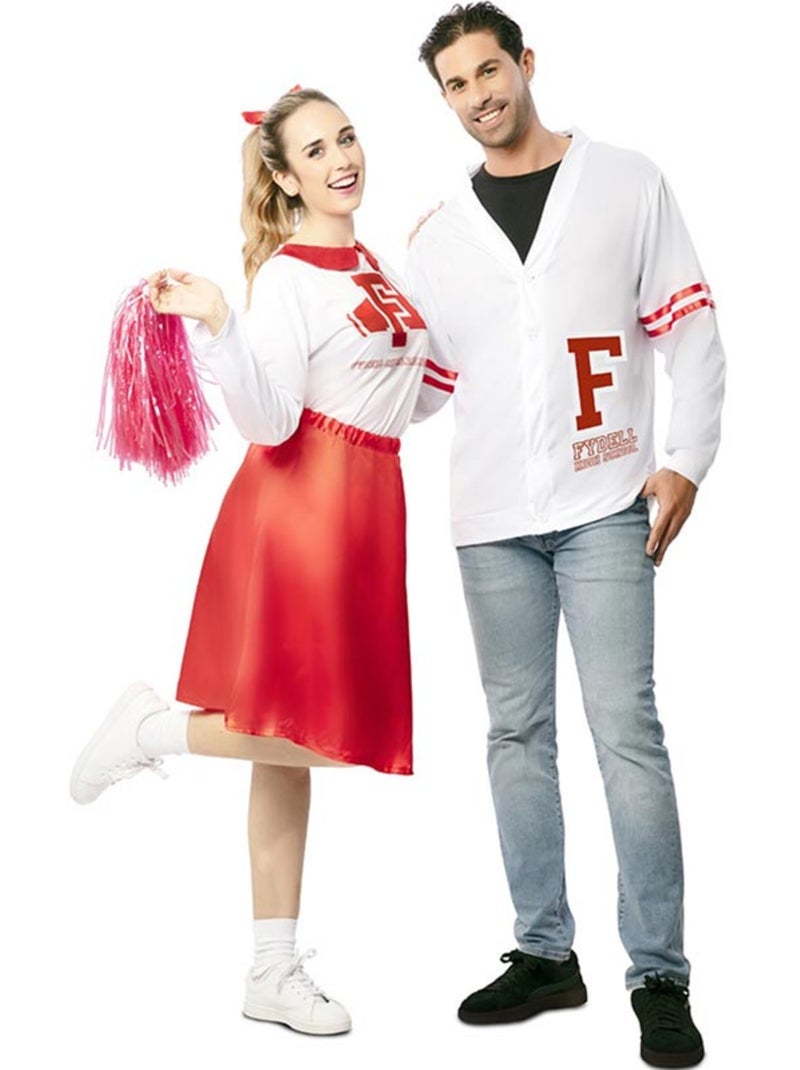 Déguisement de pom-pom girl des années 50 pour femme Multicolore - Kiabi